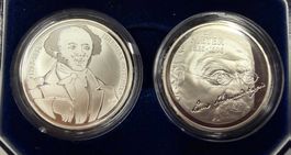 (1706) 20 Franken, Set 1997-1998, orig. Etui, pp