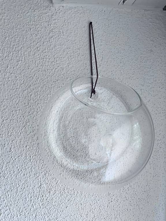 Vasi per fiori: Glas Hängeblumentopf Wantblumentopf – Nuovo (secondo la descrizione) da Carouge GE venduto da Ikle00 1