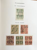Pro Juventute Viererblock Sammlung 1913-1997, ʘ gestempelt