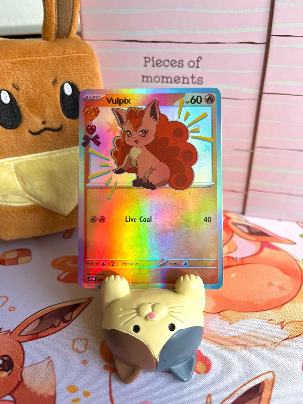 Pokémon Carte collezionabili: Vulpix Handmade Pokemon Card – Nuovo (secondo la descrizione) da Chur venduto da Chairae
