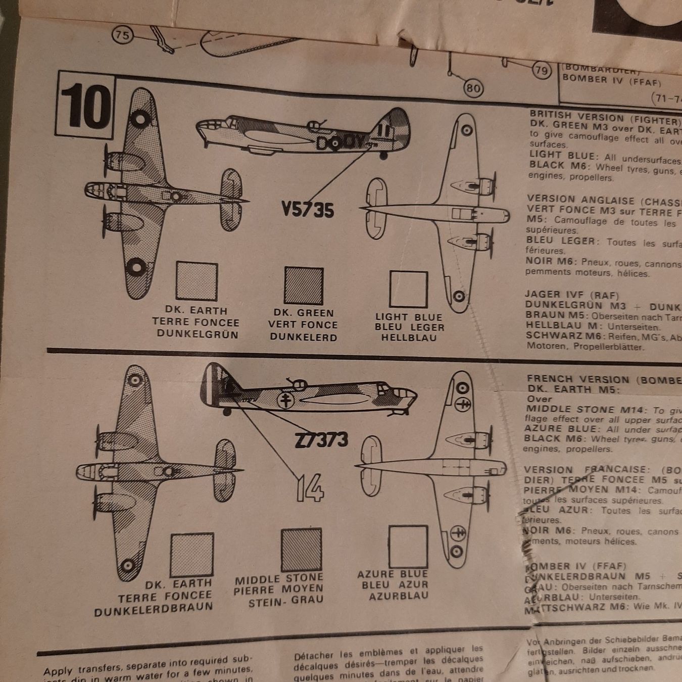 Airfix Kit di modellismo & Modellini statici: 3356 ... Bristol Blenheim Mk IV ... Airfix 02027 – Usato da Bonstetten venduto da Benibanny59 1