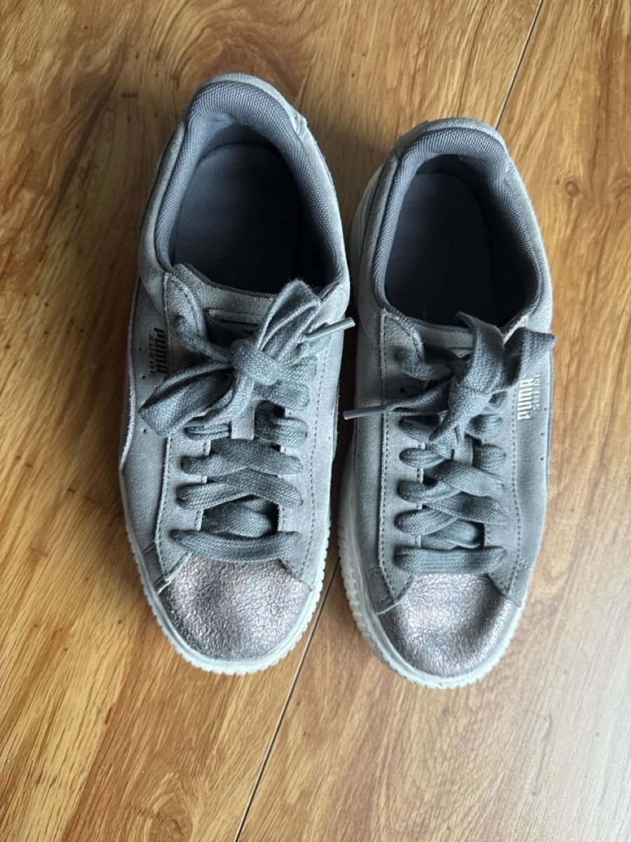 Puma Damenschuhe: Puma Sneaker, grau, Grösse 38.5 – Gebraucht aus Grenchen von elr_rwk7