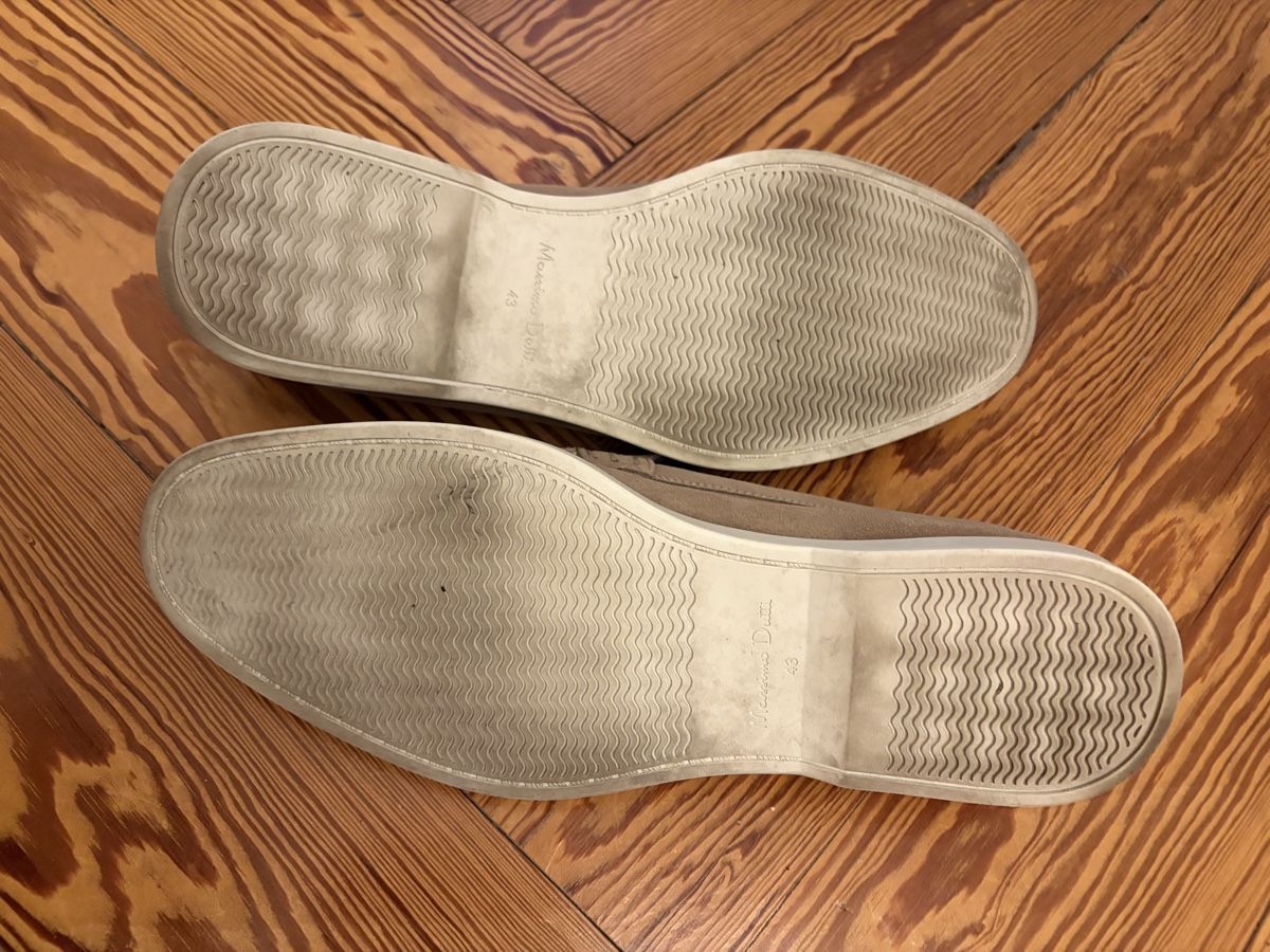 Massimo Dutti Scarpe da uomo: Massimo Dutti Wildleder Loafer Taupe Gr. 43 – Usato da Zürich venduto da jak_89nh 3