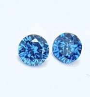 Diamanten Blue Paar! 2 wunderschöne blaue Diamanten! 144