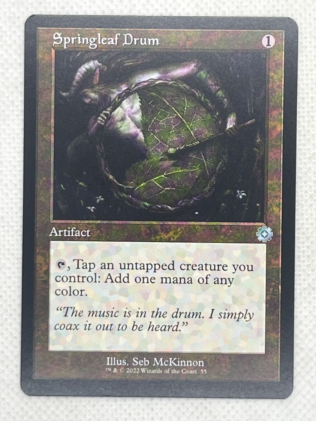 Magic The Gathering Carte collezionabili: Magic The Gathering: Springleaf Drum – Usato da Hinterkappelen venduto da Kim1992