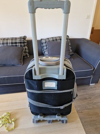 Cabin Size Suitcase With Wheels, Compass, & Combinat lock