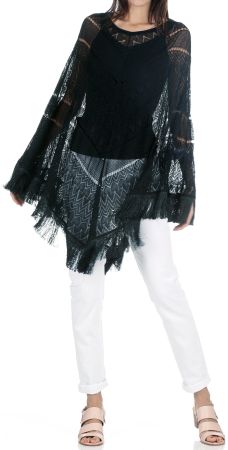 NEU!! MAJE Spitzen Poncho mit Fransen zu Nile Odd Molly