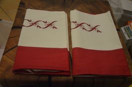 2 FOURRES COUSSIN - 2X CM 60X100