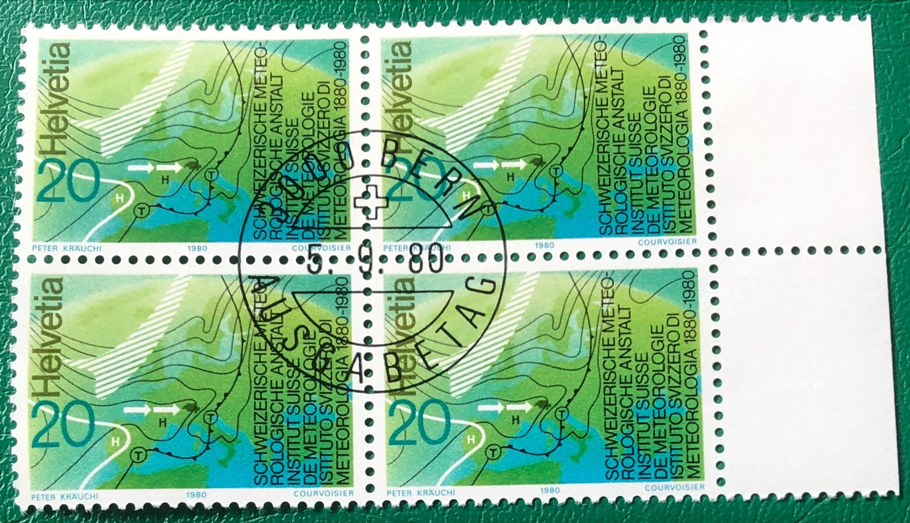 Tutti i francobolli: 4 er Block Nr. 642 mit ETStempel Bern   – Usato da Aarau venduto da Billa007