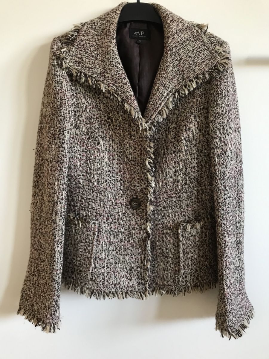 Avant Premiere Jacken: Veste Avant-Première Tweed Franges Taille 38 – Neu (gemäss Beschreibung) aus Morges von sandy069