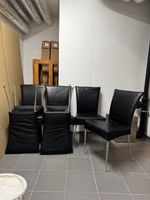 Set 6 Leder Stühle Pfister