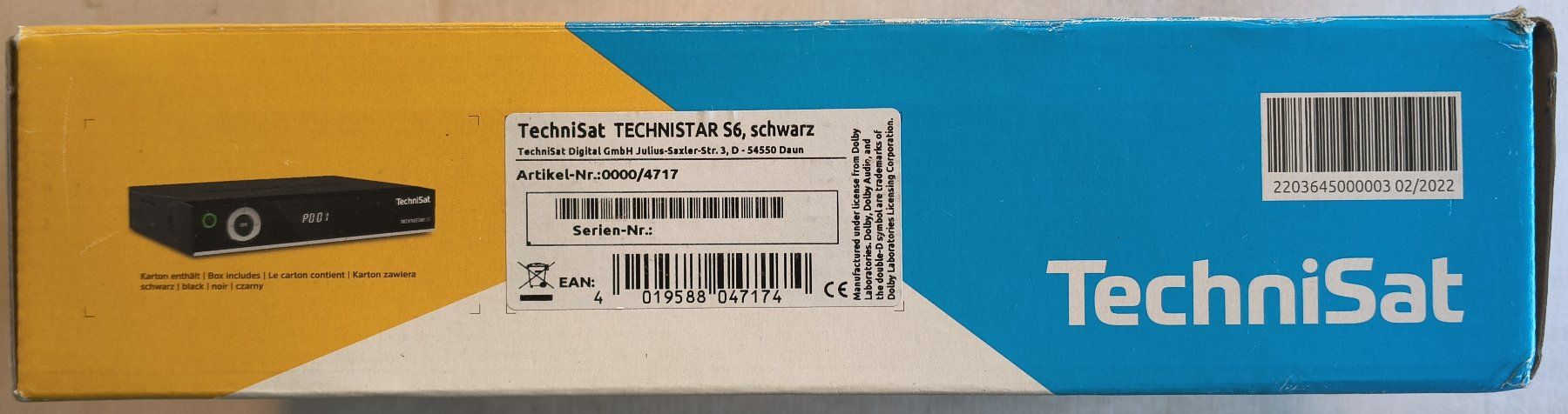 Technisat Ricevitori: HDTV-SAT-Receiver Technistar S6 von TechniSat - neuwertig – Usato da Verscio venduto da Pwyss 5