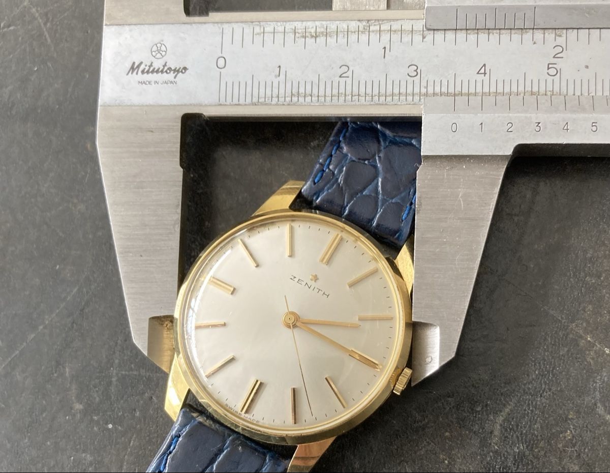 Zenith Orologi: Zenith Golduhr Herrenuhr 1966 – Usato da Sempach venduto da Pablonsky 1