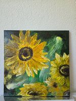 Peinture originale "Tournesols"  faite main