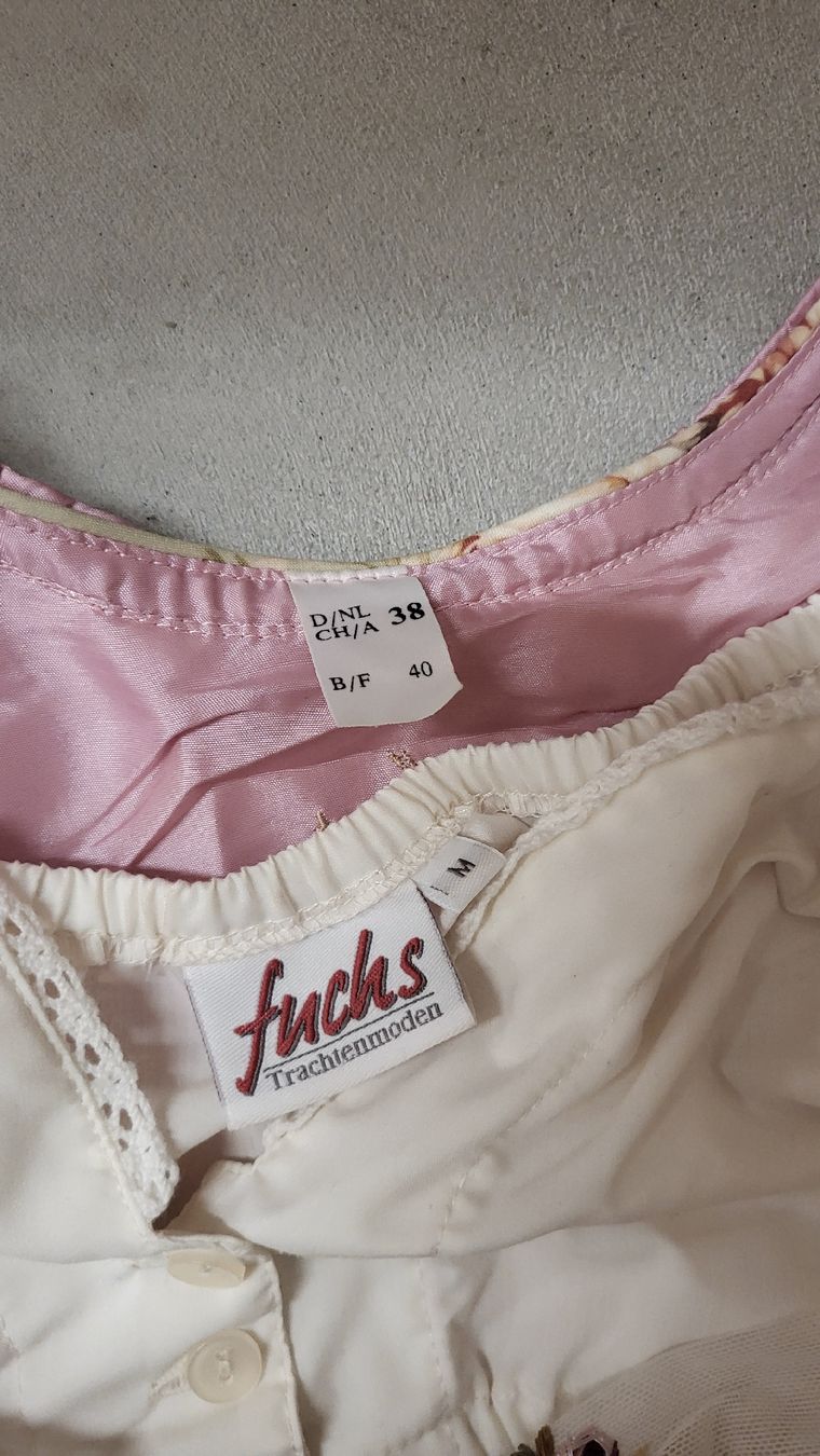 Vestiti: Dirndl Fuchs Trachtenmode Grösse 40/M Blumenmuster – Usato da zürich venduto da wuscheli0102 2