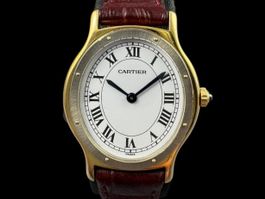 Cartier Arcade ultra slim 18k Handaufzug 25mm um 1980 *U863