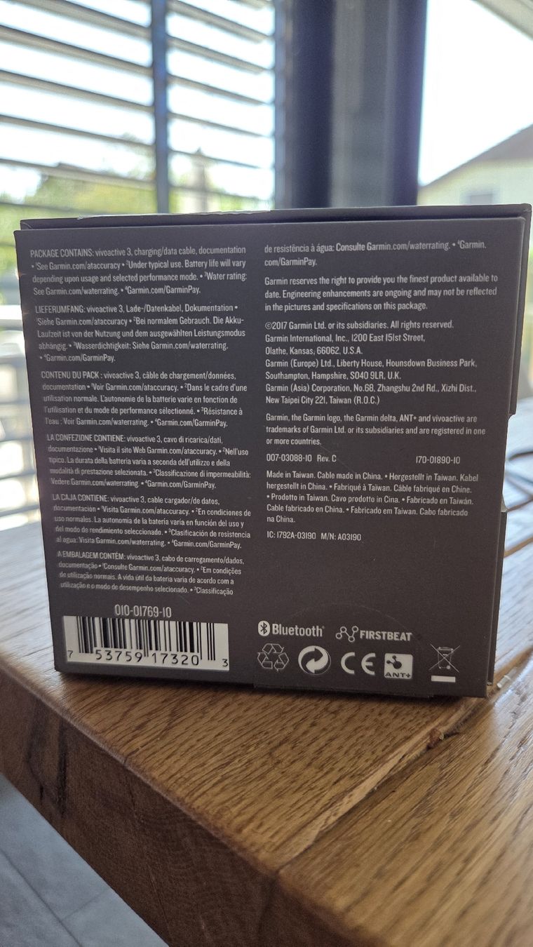 Garmin Smartwatch: Smartwatch Garmin Vívivoactive 3 – Gebraucht aus Wohlen AG von rog_9gnl 9
