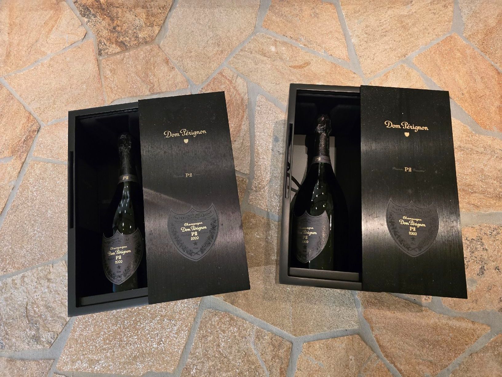 Dom Pérignon Bevande alcoliche: 2x Dom Pérignon : P2 2000 Jahrgang – Nuovo e nell'imballaggio originale da Egliswil venduto da D.Mko 2
