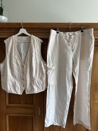 Leinen Kombi Gerry Weber rosa