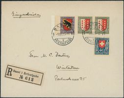 1921 - Pro Juventute - FDC ET