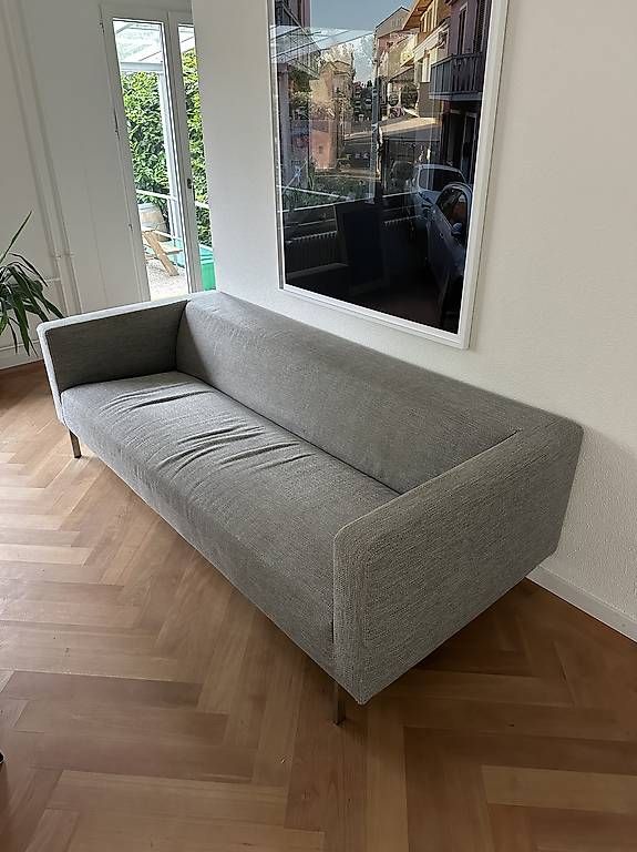 Sofas: Sofa Stoffbezug Grau – Gebraucht aus Aarau von doweber 1