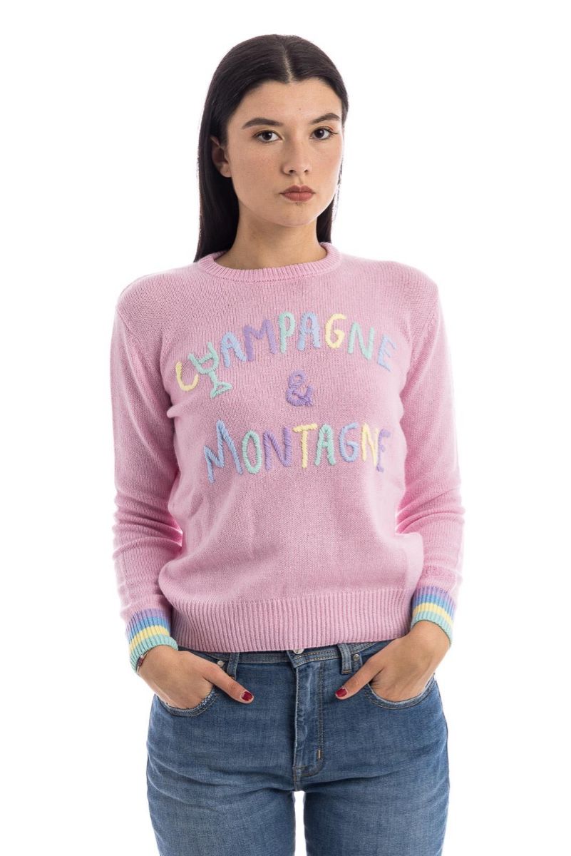 MC2 Saint Barth Pullover & Sweatshirts: Damen Pullover MC2 St. Barth rosa Grösse M neuwertig – Neu (gemäss Beschreibung) aus Zürich von lu0_df5p