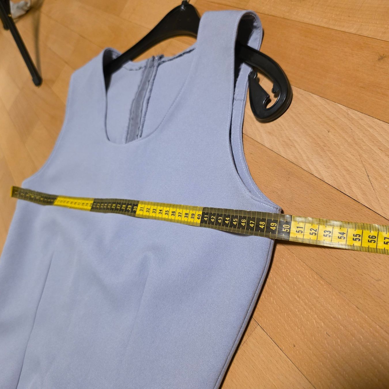 Vestiti: Vintage graues Kleid, handgenäht, Gr. L – Usato da Wald ZH venduto da CapLux 6
