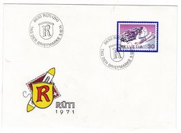 lettre spéciale de la journée du timbre Rüti 1971