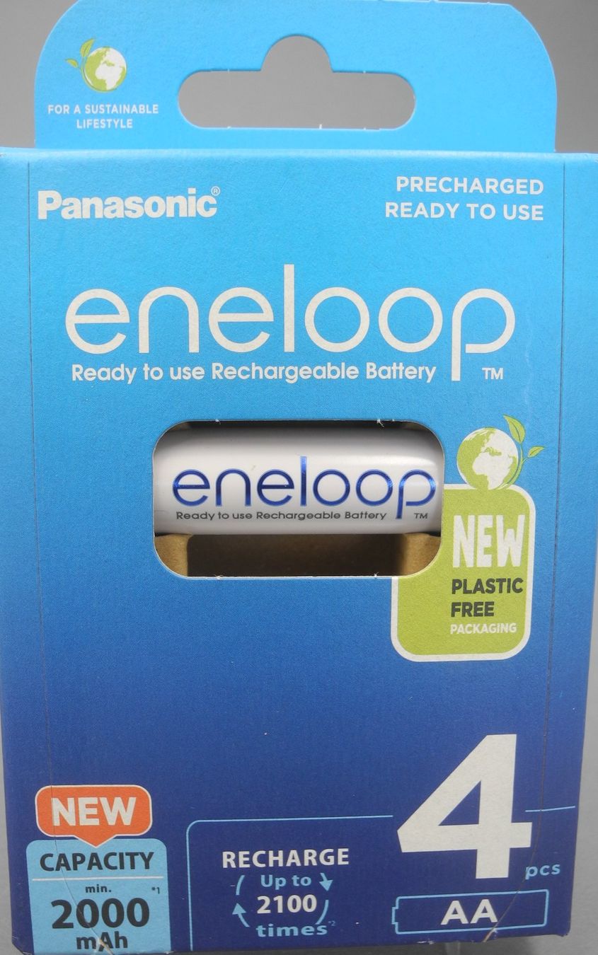 Panasonic Batterie: Panasonic Eneloop Accu Recharge AA min. 2000mAh – Nuovo e nell'imballaggio originale da Kottwil venduto da Crazyrolf