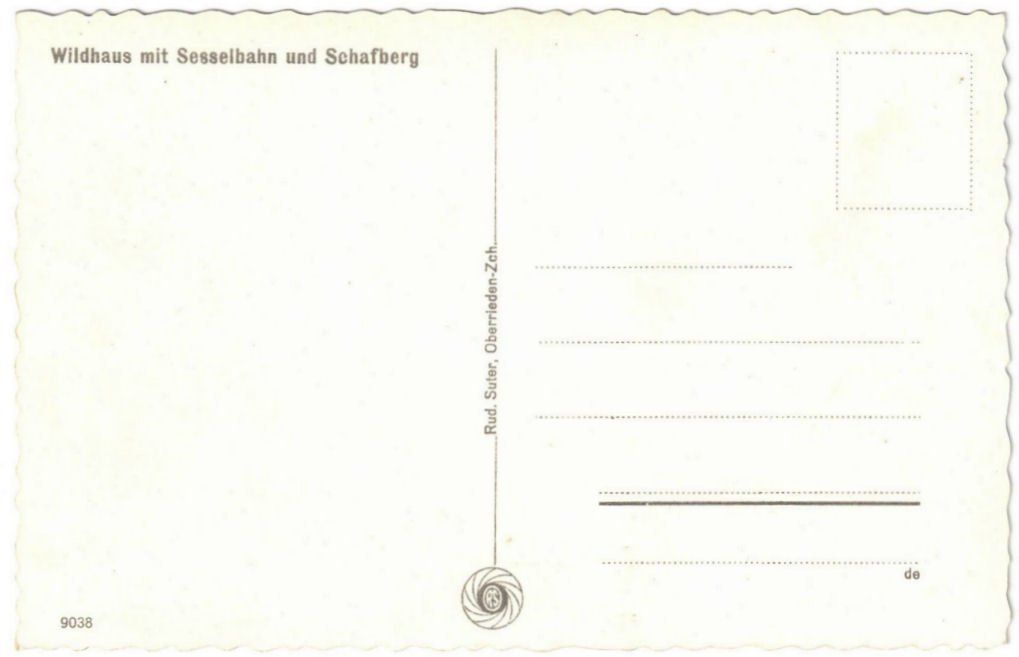 Cartoline postali: Wildhaus - Sessellift – Usato da Binningen venduto da Mountainrider 1