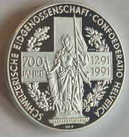 Eidgenossen-Taler 1991 Silber Polierte Platte ab 1 Fr. !!!