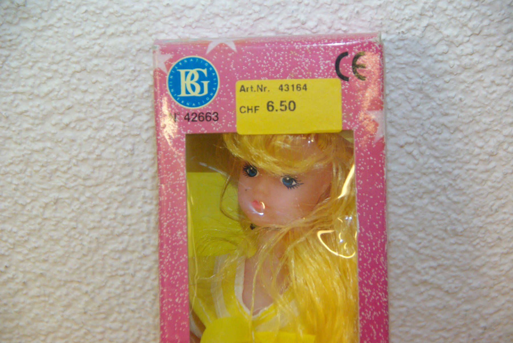 Puppen: Podium Puppe "Blondine" - No.42663 - in OVP – Neu und originalverpackt aus Herisau von Cevianer1844 1