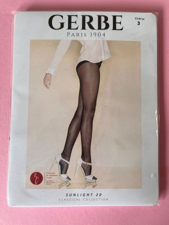 GERBE, Strumpfhose SUNLIGHT 20, Grösse M (3), Dunkelbraun