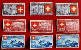 PROPAGANDA LANDI SERIE 219 - 227 1939* MINIME FALZSPUR