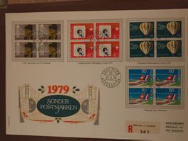 Schweiz Briefmarkenbogen 1979, Sonderpostmarken komplett
