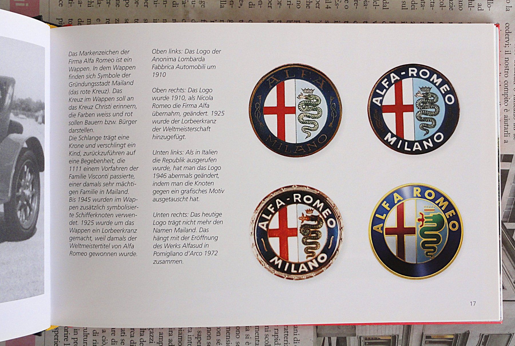 Libri: ALFA ROMEO, Strassenversion ab 1910 bis 2010 – Usato da Solduno venduto da albimicio 1