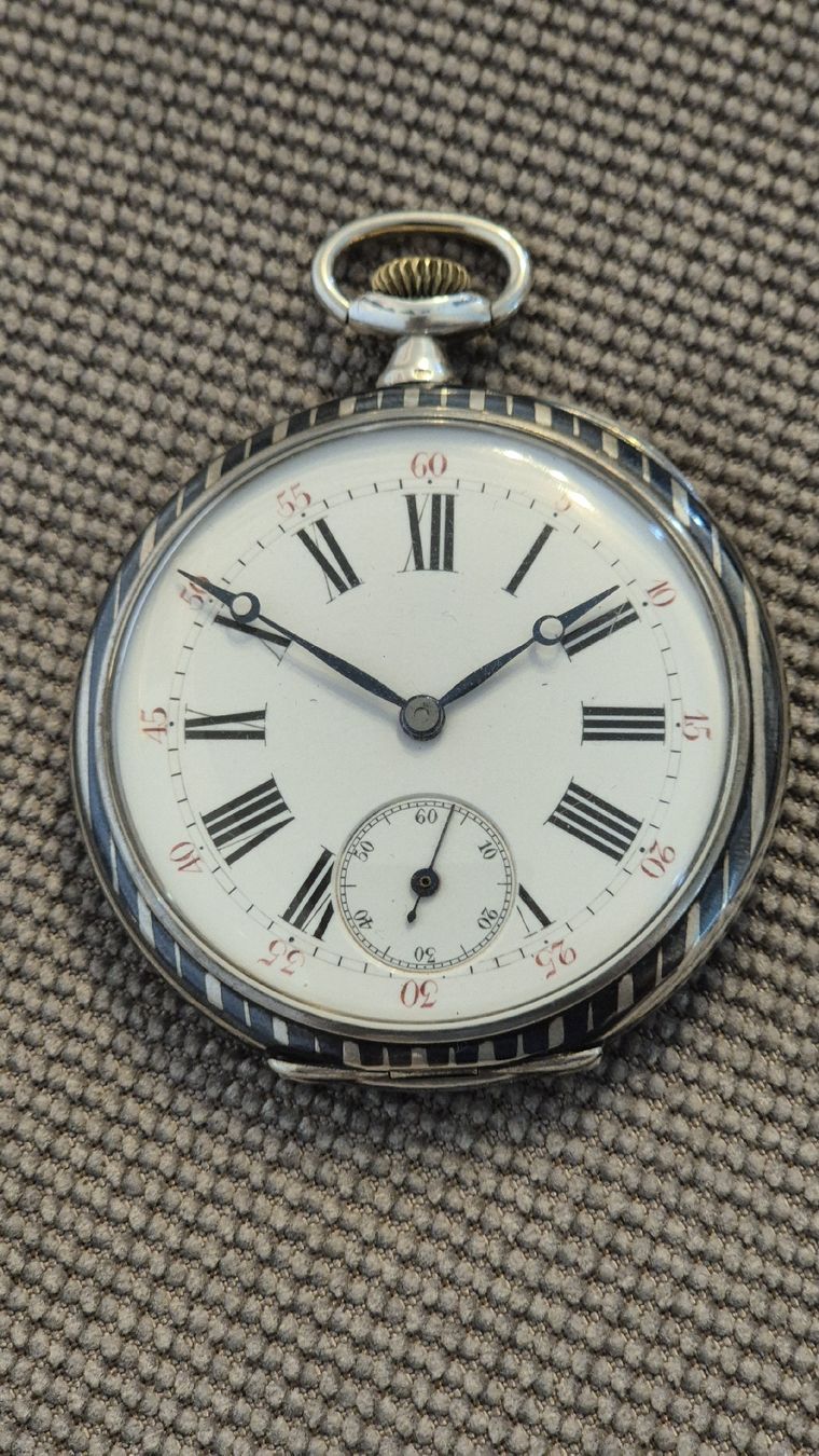 Orologi: Taschenuhr Tula Silber, super Zustand – Usato da Marbach SG venduto da Zippo1401
