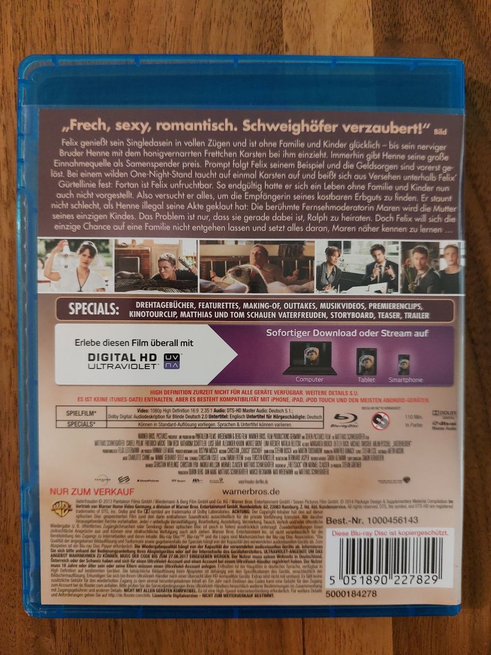 Alle DVDs: Blu  Ray - Vaterfreuden mit Matthias Schweighöfer – Gebraucht aus Rheinfelden von FilmAuktion 1