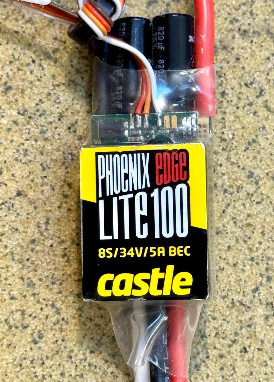 RC Modellbau: CastleCreations Régulateur Phoenix Edge Lite 100 - ESC 100A – Gebraucht aus Trélex von Arnaudyak