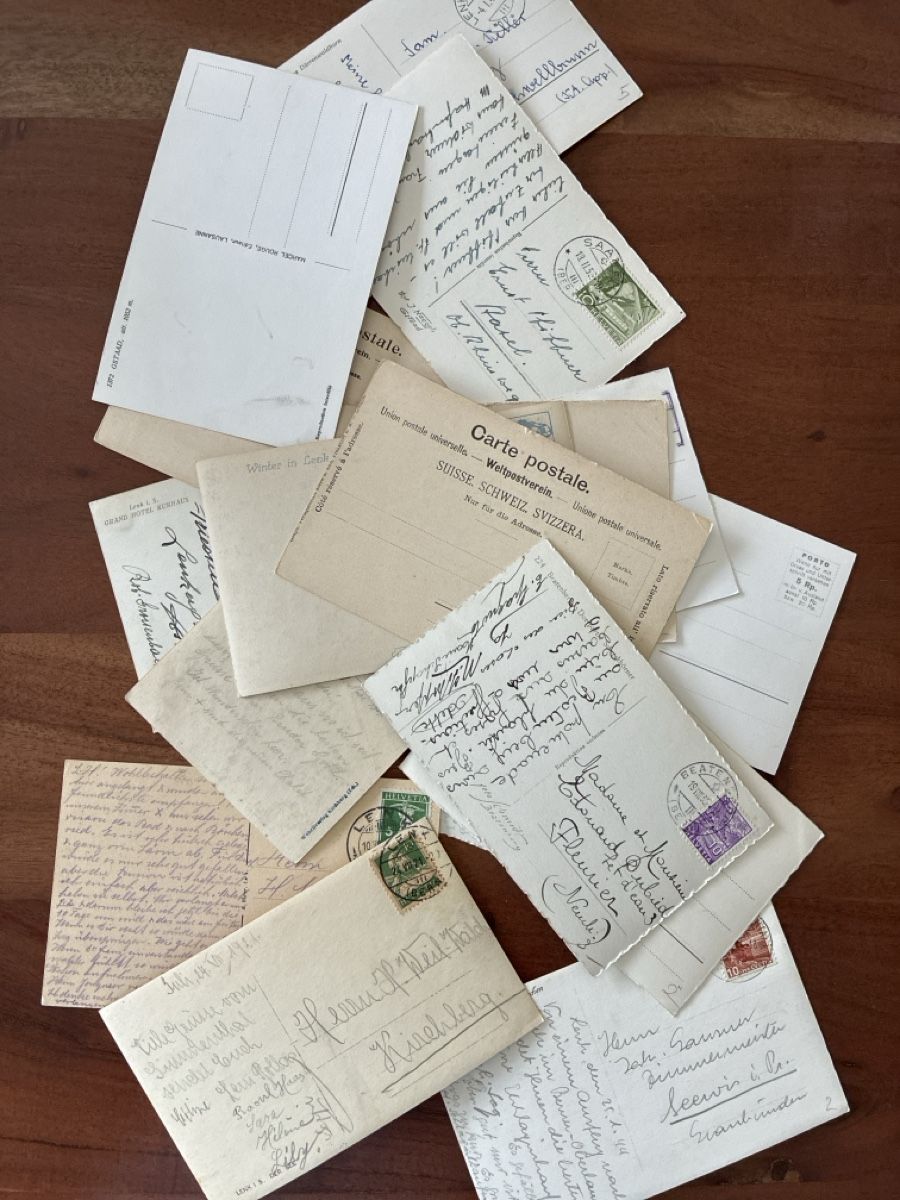 Cartoline postali: 58 Ansichtskarten Schweiz diverse von Kanton Bern – Usato da Oftringen venduto da Cla.vD.74 5