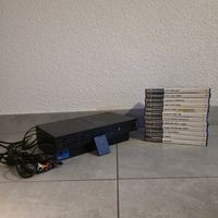 Sony PlayStation 2 PS2 Fat Konsole + 12 Spiele + Memory Card