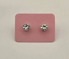 Glitzernde Ohrstecker gross – neu