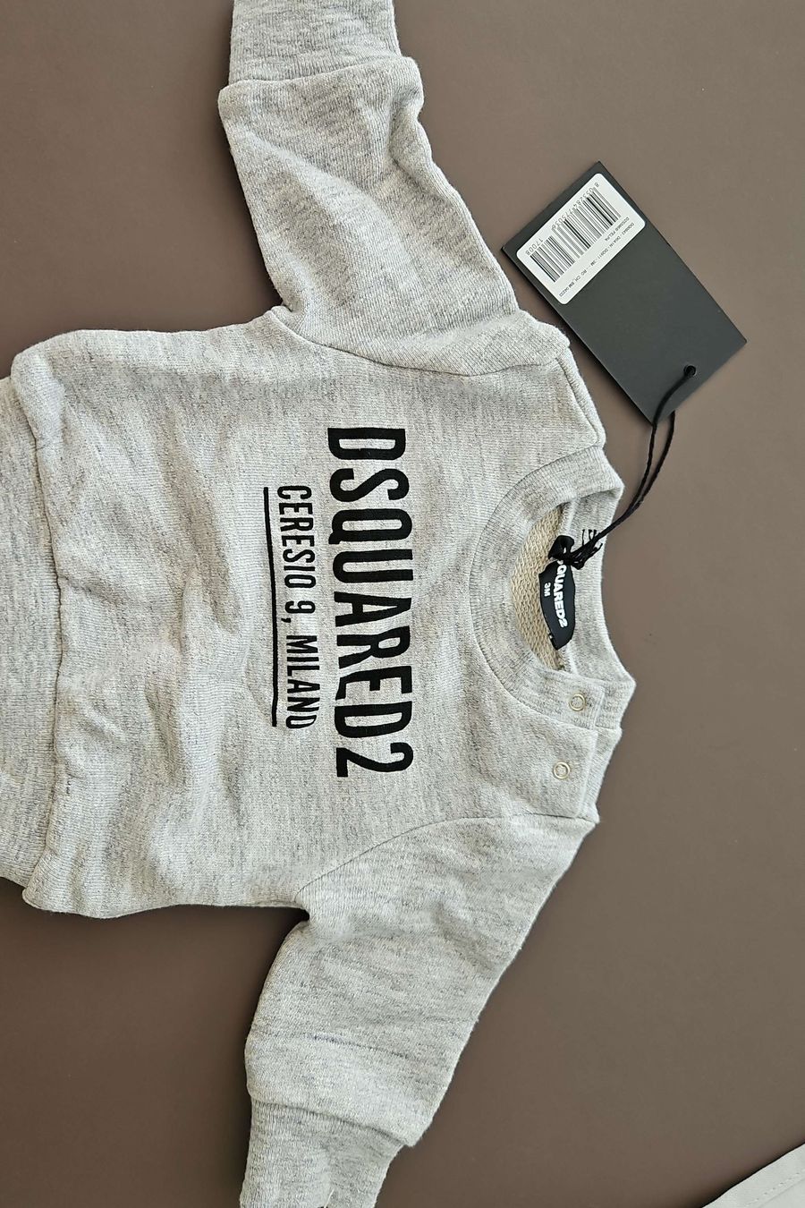 Dsquared2 Maglioni & Felpe: Dsquared2 Baby Pullover, Gr. 3M, Neu, Grau! – Nuovo e nell'imballaggio originale da Zug venduto da kashtos