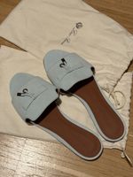 Loro Piana Summer Charms Suede Slides