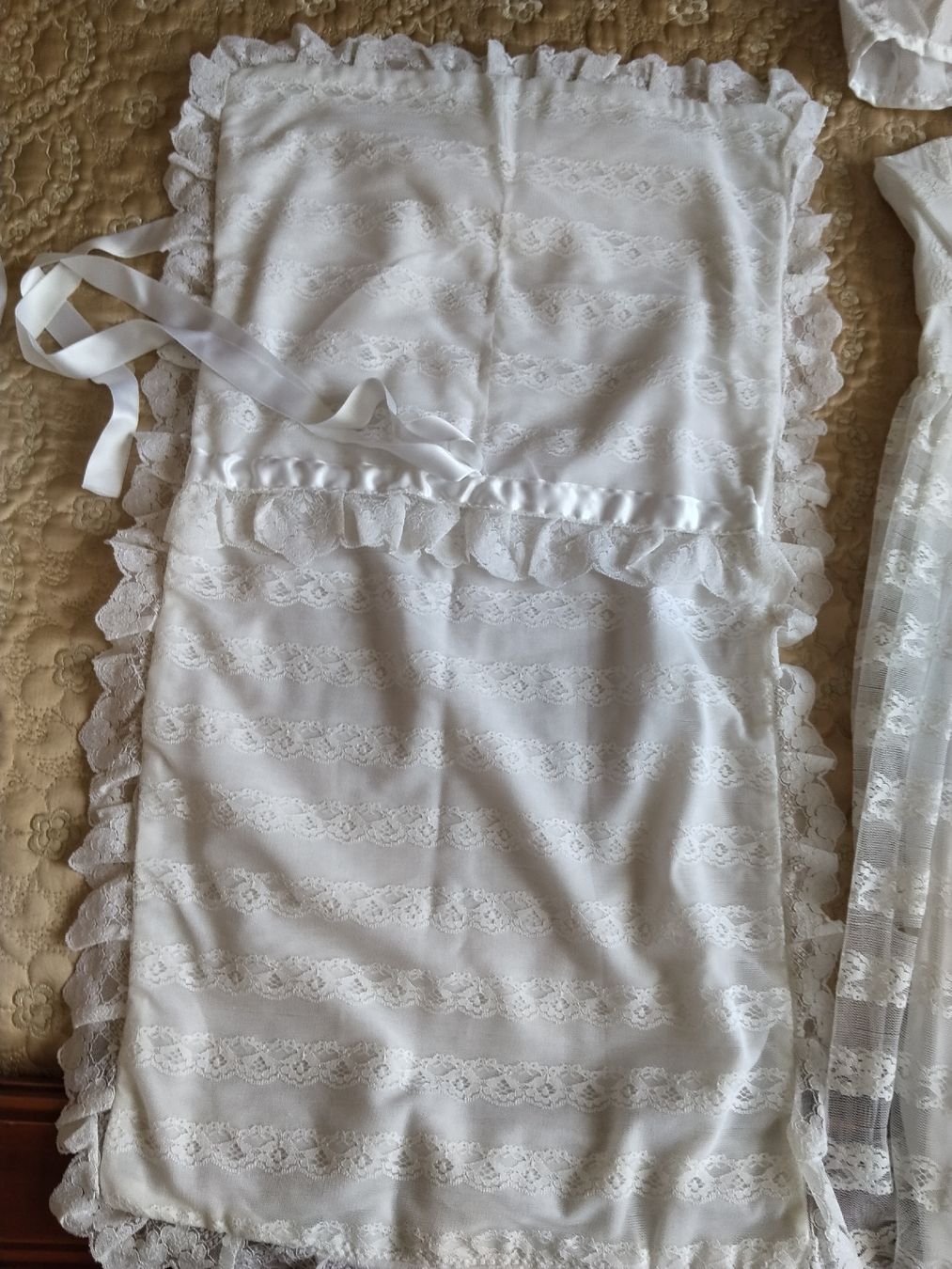 Vestiti & Gonne: Taufe Kleid und Set, selbstgenäht – Nuovo e nell'imballaggio originale da Thal venduto da fabbbi 3