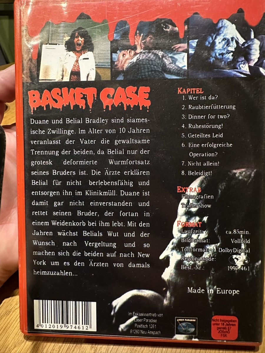 Tutti i DVDs: Basket Case Red Edition DVD – Usato da Benken ZH venduto da Audi-erich 1