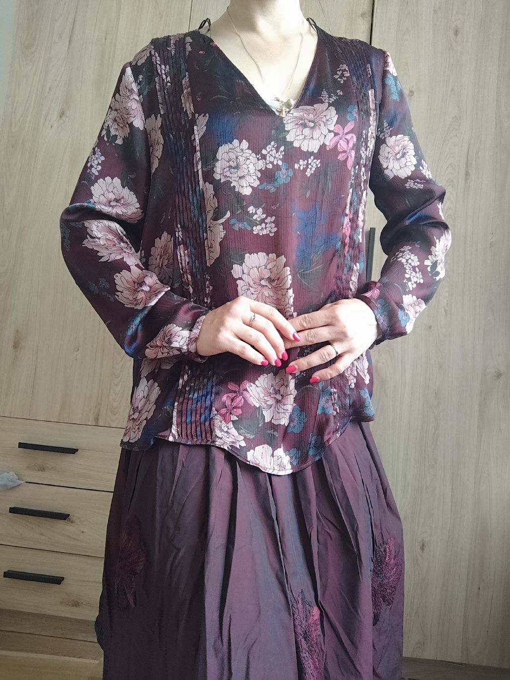 Zara Camicette: ZARA BASIC floral print blouse size L excellent condition – Usato da Mägenwil venduto da VintageGirly