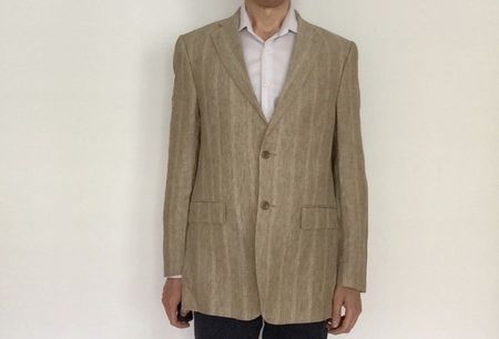 Herren Blazer aus reinem Leinen 100%