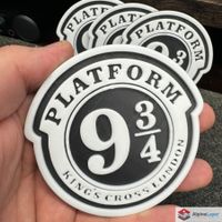 Platform 9¾ Drink Coaster 3D Printed Wizard Coaster