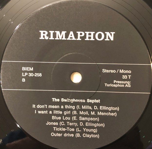 Dischi in vinile: The Swinghouse Septet – Usato da Grüningen venduto da dptal1898 3